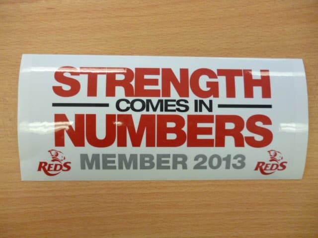 Bumper Stickers Reds