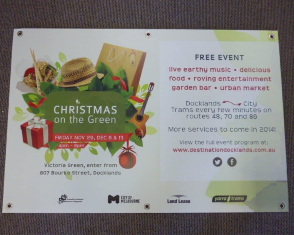 Christmas Corflute Sign