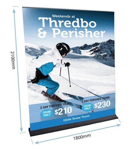 Extra Wide Pull Up Banner