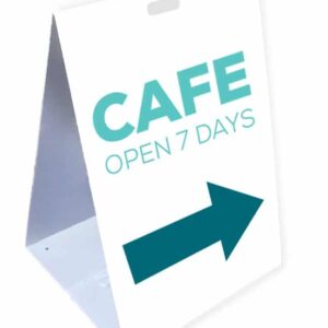 Printed Corflute Triangle Signs