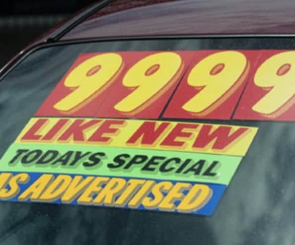 Static Cling Reusable Banner