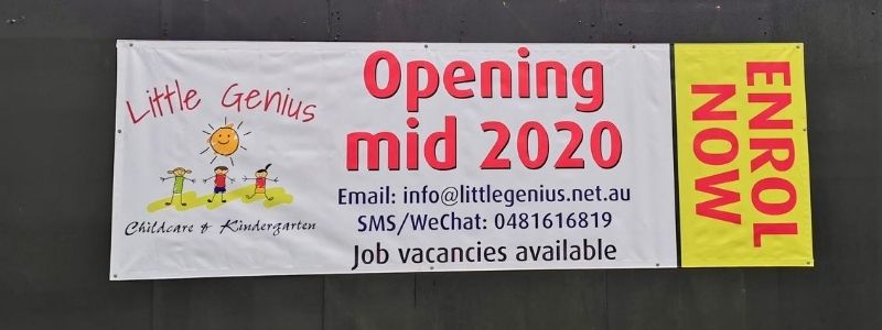 Different Kinds of Outdoor Banners Little Genius